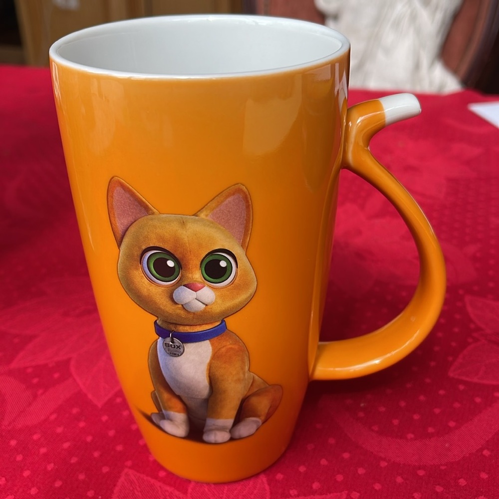New Disney Pixar kitty cat Sox mug